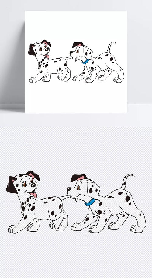 卡通手绘一只小狗萌宠设计图片大小2000x2000px