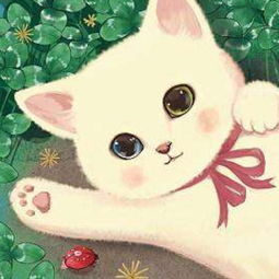 卡通手绘猫可爱小猫咪动物宠物海报png设计素材图片