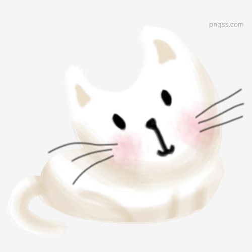 超可爱卡通儿童宠物猫咪插画手机壳抱枕墙贴纸门帘图案印刷素材图设计ai矢量